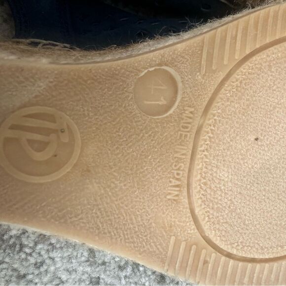 Toni Pons Blue Suede Slingback Espadrille Sandals 41 - Picture 6 of 7